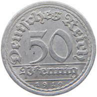 GERMANY 50 PFENNIG 1919 A #c040 0217 - 50 Rentenpfennig & 50 Reichspfennig