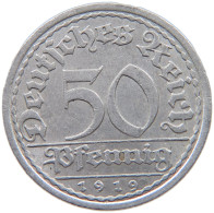 GERMANY 50 PFENNIG 1919 A #c035 0407 - 50 Rentenpfennig & 50 Reichspfennig