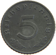 GERMANY 5 PFENNIG 1943 A #a055 0219 - 5 Reichspfennig