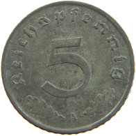 GERMANY 5 PFENNIG 1942 A #a055 0249 - 5 Reichspfennig