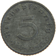 GERMANY 5 PFENNIG 1942 A #a055 0245 - 5 Reichspfennig