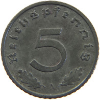 GERMANY 5 PFENNIG 1942 A #a055 0191 - 5 Reichspfennig