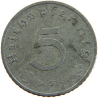 GERMANY 5 PFENNIG 1941 F #a055 0293 - 5 Reichspfennig
