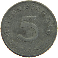 GERMANY 5 PFENNIG 1940 A #a055 0223 - 5 Reichspfennig