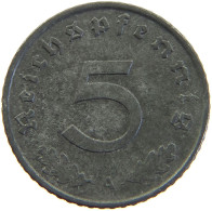 GERMANY 5 PFENNIG 1940 A #a055 0155 - 5 Reichspfennig