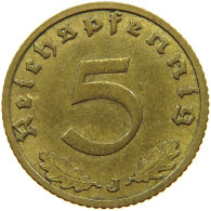 GERMANY 5 PFENNIG 1938 J #s073 0833 - 5 Reichspfennig