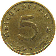 GERMANY 5 PFENNIG 1938 F #a047 0555 - 5 Reichspfennig