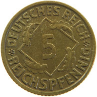 GERMANY 5 PFENNIG 1936 J TOP #a055 0427 - 5 Reichspfennig