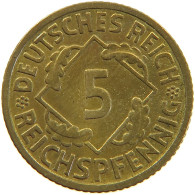 GERMANY 5 PFENNIG 1936 F #a055 0553 - 5 Reichspfennig