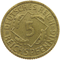 GERMANY 5 PFENNIG 1936 F #a055 0487 - 5 Reichspfennig