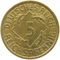 GERMANY 5 PFENNIG 1936 A #a073 0977 - 5 Reichspfennig