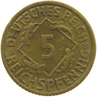 GERMANY 5 PFENNIG 1936 A #a055 0571 - 5 Reichspfennig