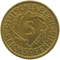 GERMANY 5 PFENNIG 1936 A #a055 0401 - 5 Reichspfennig
