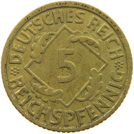 GERMANY 5 PFENNIG 1936 A #a055 0475 - 5 Reichspfennig