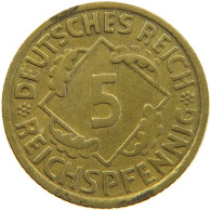 GERMANY 5 PFENNIG 1936 A #a055 0371 - 5 Reichspfennig