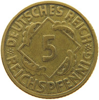 GERMANY 5 PFENNIG 1935 G #a073 0975 - 5 Reichspfennig