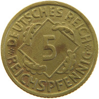 GERMANY 5 PFENNIG 1935 F #a055 0453 - 5 Reichspfennig