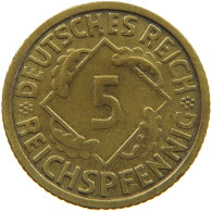 GERMANY 5 PFENNIG 1935 D #a055 0623 - 5 Reichspfennig