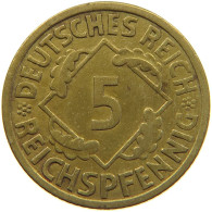 GERMANY 5 PFENNIG 1935 A #a055 0625 - 5 Reichspfennig