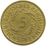 GERMANY 5 PFENNIG 1935 A #a055 0441 - 5 Reichspfennig