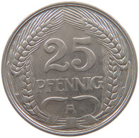 GERMANY 25 PFENNIG 1910 A #c045 0357 - 25 Pfennig