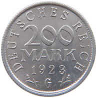 GERMANY 200 MARK 1923 G TOP #a076 0527 - 200 & 500 Mark