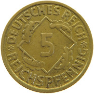 GERMANY 5 PFENNIG 1935 A #a055 0413 - 5 Reichspfennig