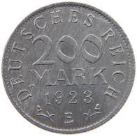 GERMANY 200 MARK 1923 E #c014 0193 - 200 & 500 Mark