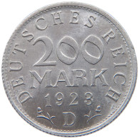GERMANY 200 MARK 1923 D TOP #c007 0421 - 200 & 500 Mark