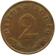 GERMANY 2 PFENNIG 1939 J #c082 0487 - 2 Reichspfennig