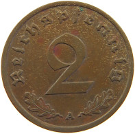 GERMANY 2 PFENNIG 1940 A #c082 0461 - 2 Reichspfennig