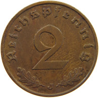 GERMANY 2 PFENNIG 1939 J #c082 0457 - 2 Reichspfennig