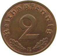 GERMANY 2 PFENNIG 1939 E TOP #c083 0001 - 2 Reichspfennig