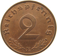 GERMANY 2 PFENNIG 1939 E #a032 0369 - 2 Reichspfennig