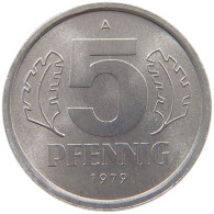 GERMANY DDR 5 PFENNIG 1979 TOP #a076 0321 - 5 Pfennig