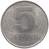 GERMANY DDR 5 PFENNIG 1975 TOP #s069 0695 - 5 Pfennig