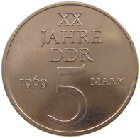 GERMANY DDR 5 MARK 1969 TOP #a045 1199 - 5 Marchi