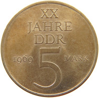 GERMANY DDR 5 MARK 1969 TOP #s062 0753 - 5 Marchi