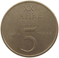 GERMANY DDR 5 MARK 1969 #a078 0291 - 5 Mark