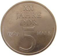 GERMANY DDR 5 MARK 1969 #a013 0663 - 5 Marchi