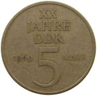 GERMANY DDR 5 MARK 1969 #a078 0303 - 5 Marcos