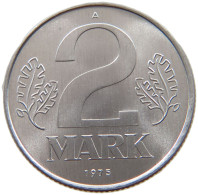 GERMANY DDR 2 MARK 1975 TOP #a076 0237 - 2 Marcos