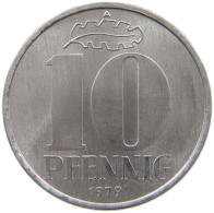 GERMANY DDR 10 PFENNIG 1979 TOP #a089 0073 - 10 Pfennig