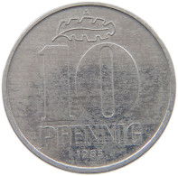 GERMANY DDR 10 PFENNIG 1983 #c078 0541 - 10 Pfennig