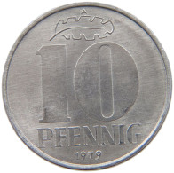 GERMANY DDR 10 PFENNIG 1979 #c078 0549 - 10 Pfennig