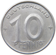 GERMANY DDR 10 PFENNIG 1952 A #a036 0559 - 10 Pfennig