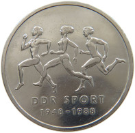 GERMANY DDR 10 MARK 1988 SPORT TOP #a077 0477 - 10 Marcos
