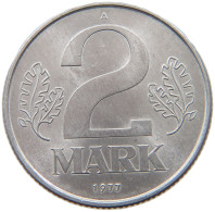 GERMANY DDR 2 MARK 1977 #a036 0479 - 2 Mark