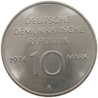 GERMANY DDR 10 MARK 1974 #c013 0007 - 10 Marcos