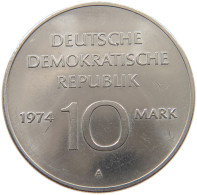 GERMANY DDR 10 MARK 1974 #a048 0033 - 10 Marchi